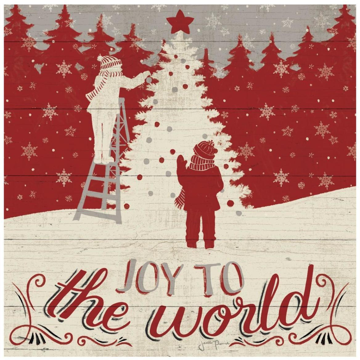Holiday in the Woods V -Paper Art-42&quotx42"
