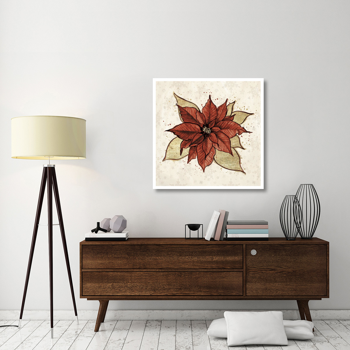 Holiday Gem III -Paper Art-38&quotx38"