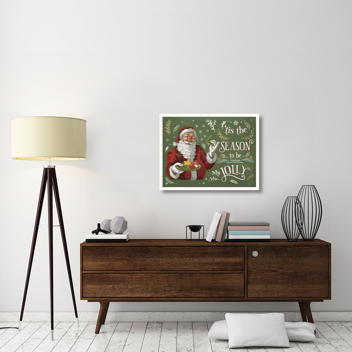 Santas List III -Paper Art-34&quotx26"