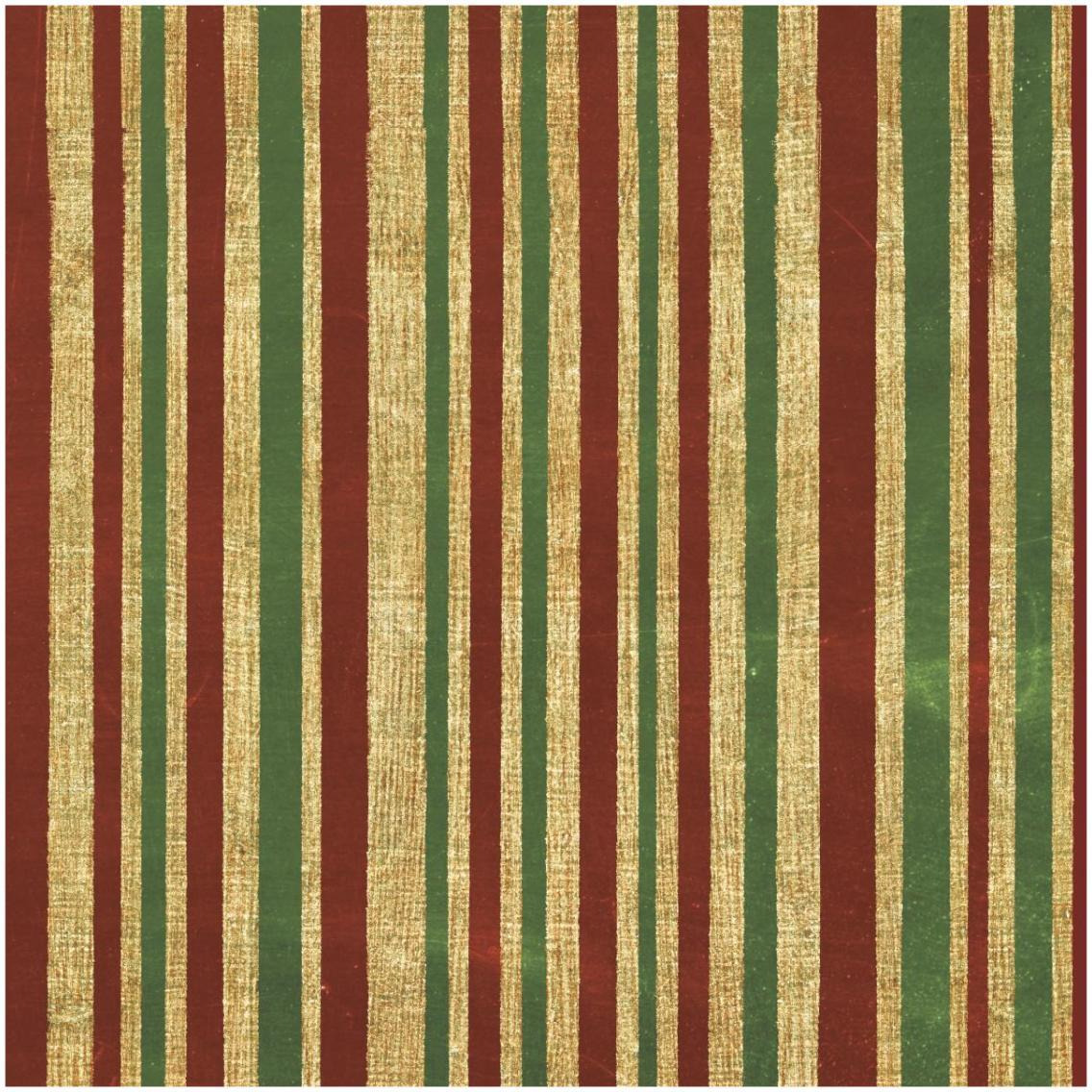 Santas List Pattern I -Paper Art-32&quotx32"