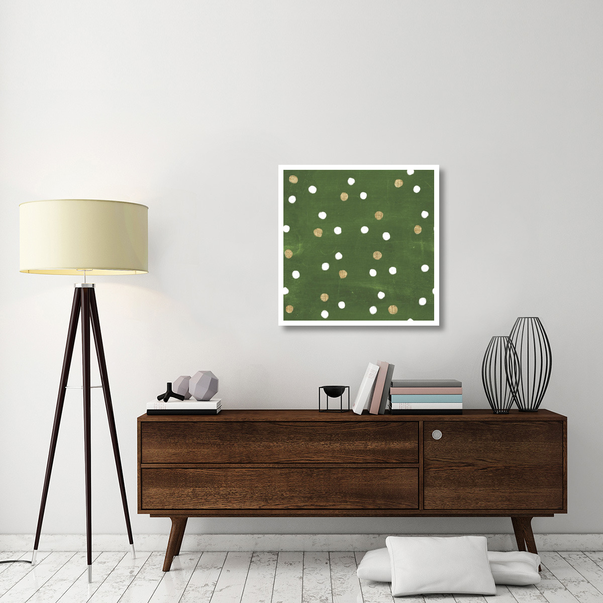 Santas List Pattern IV -Paper Art-32&quotx32"