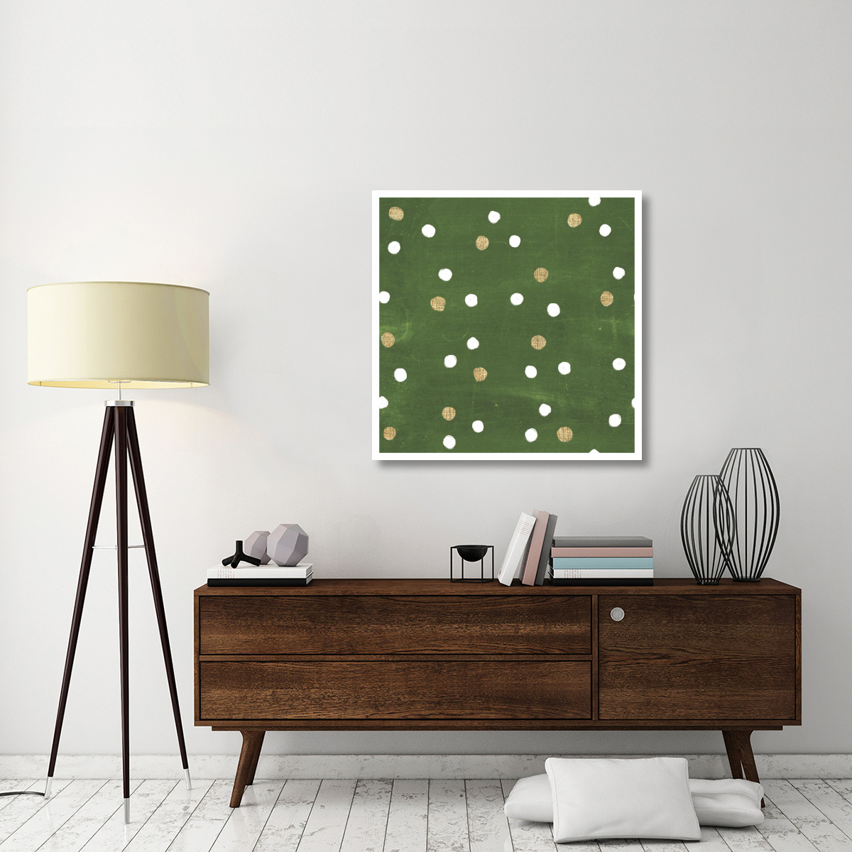 Santas List Pattern IV -Paper Art-38&quotx38"
