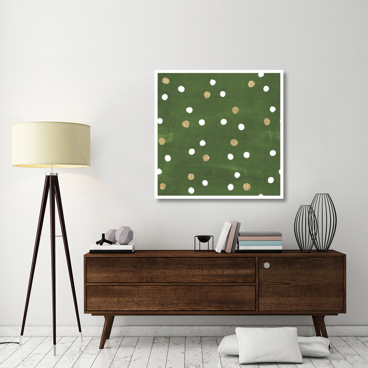Santas List Pattern IV -Paper Art-42&quotx42"