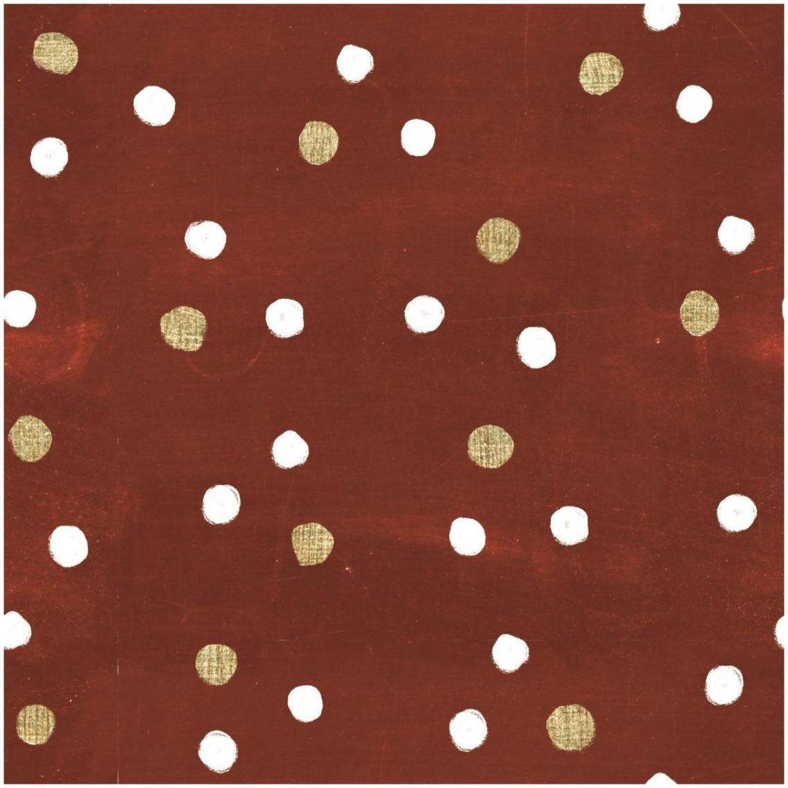 Santas List Pattern V -Paper Art-32&quotx32"