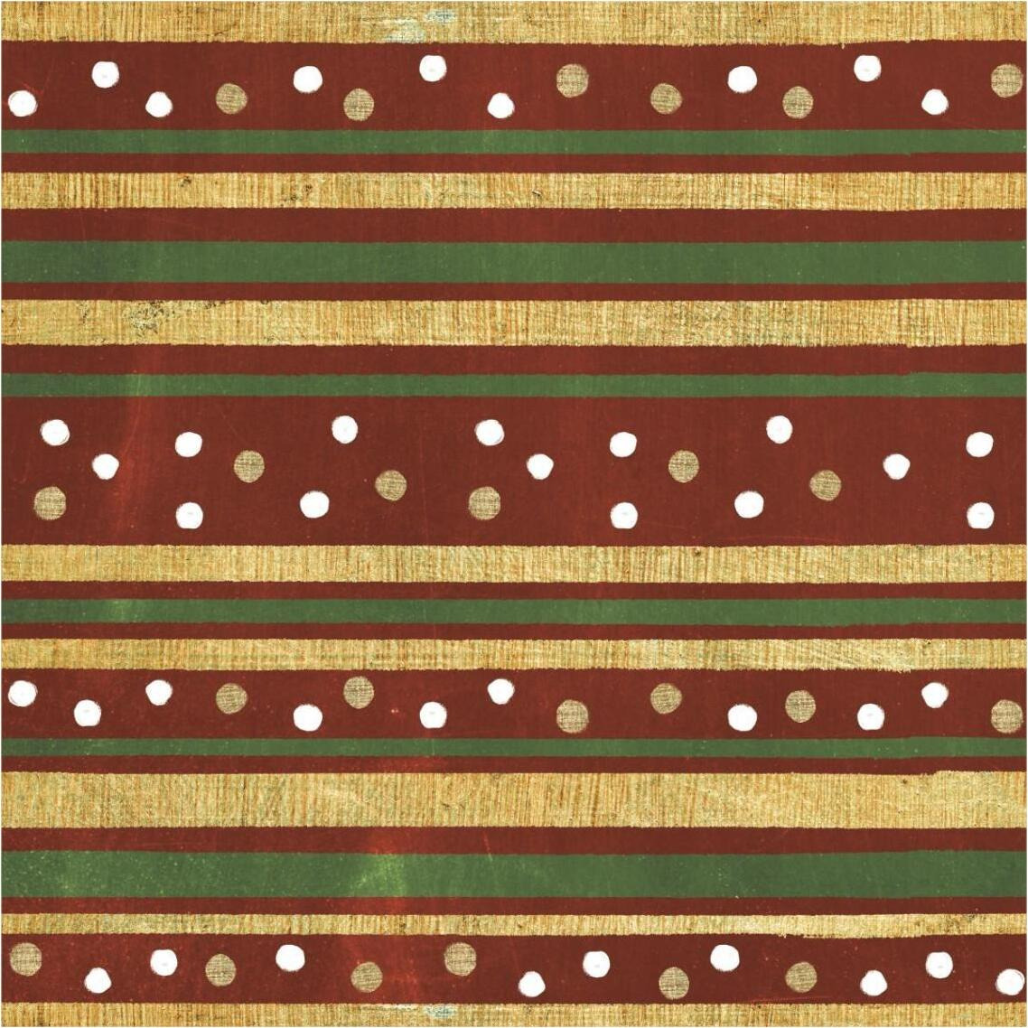 Santas List Pattern XI -Paper Art-38&quotx38"
