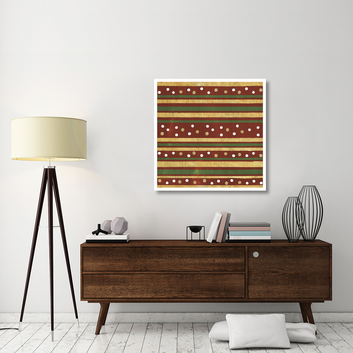 Santas List Pattern XI -Paper Art-38&quotx38"
