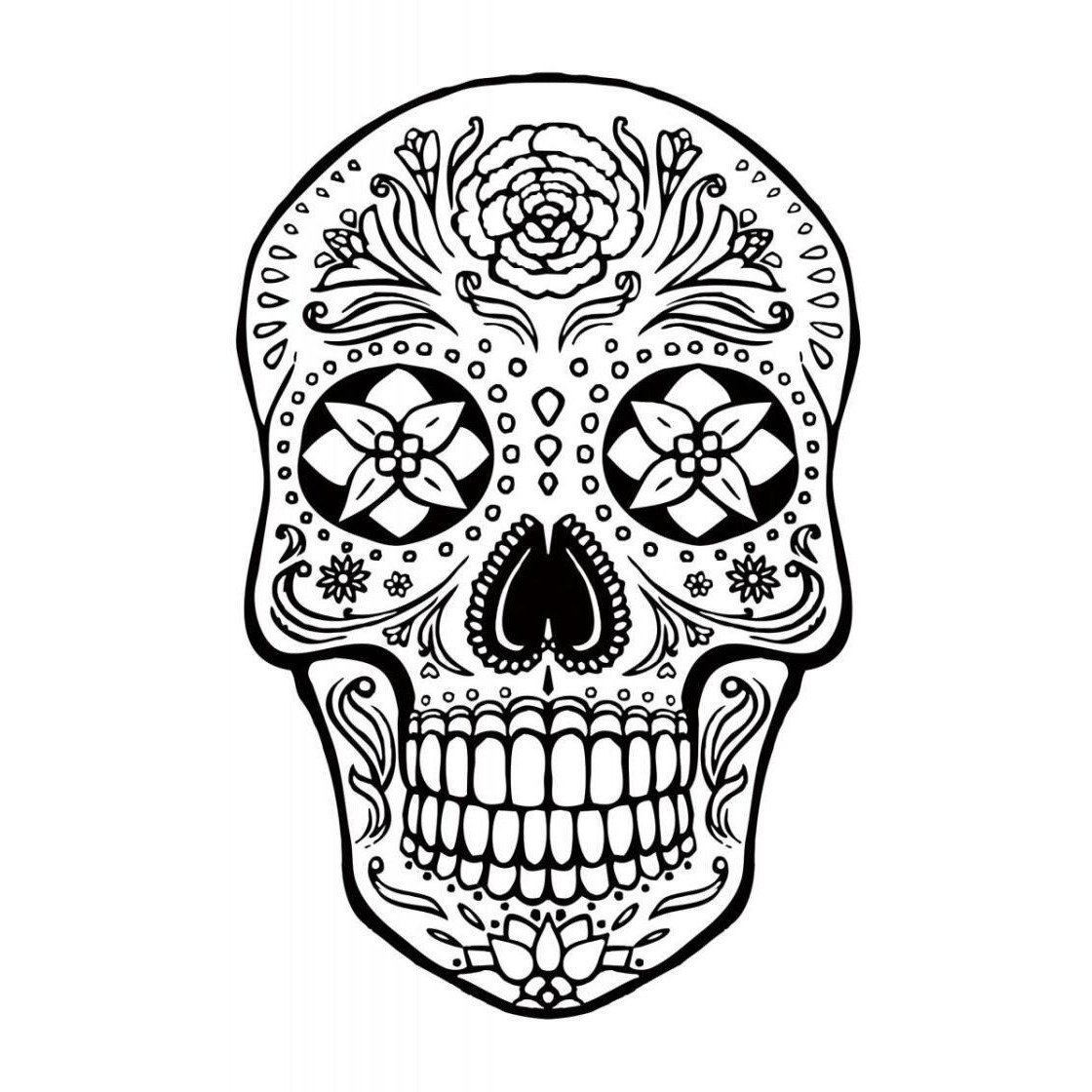 Sugar Skull Coloring I -Paper Art-23.3&quotx32"
