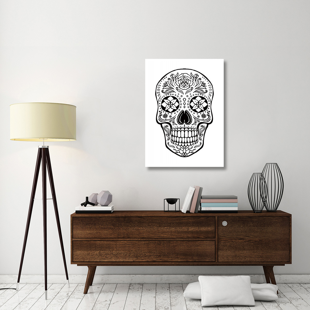 Sugar Skull Coloring I -Paper Art-30.4&quotx42"