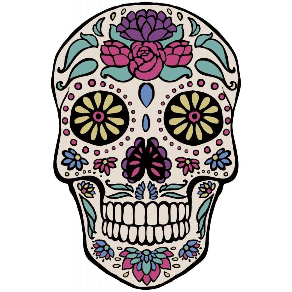 Sugar Skull III -Paper Art-30.4&quotx42"