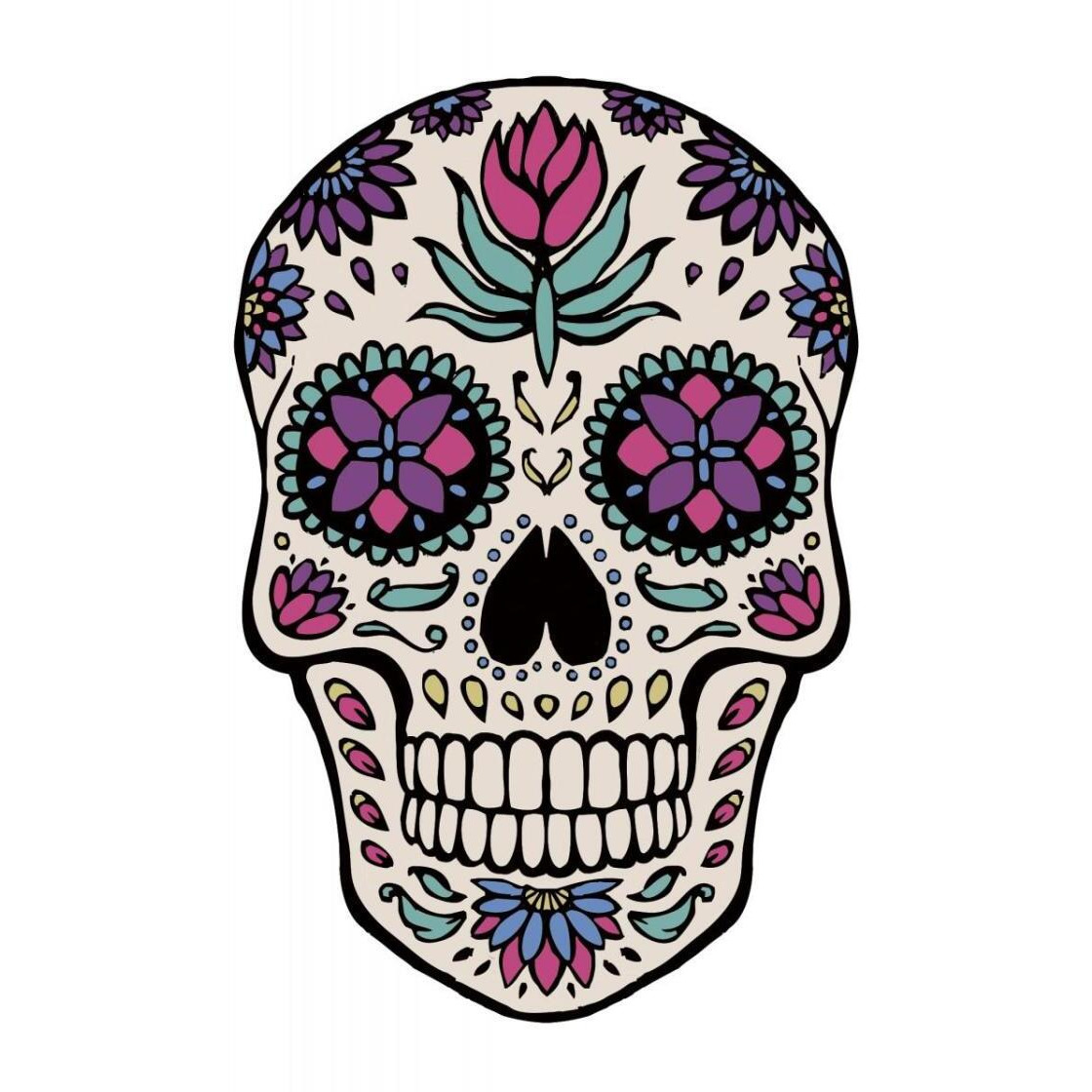 Sugar Skull IV -Paper Art-23.3&quotx32"