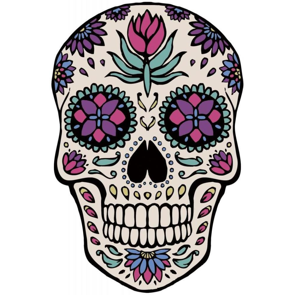 Sugar Skull IV -Paper Art-30.4&quotx42"