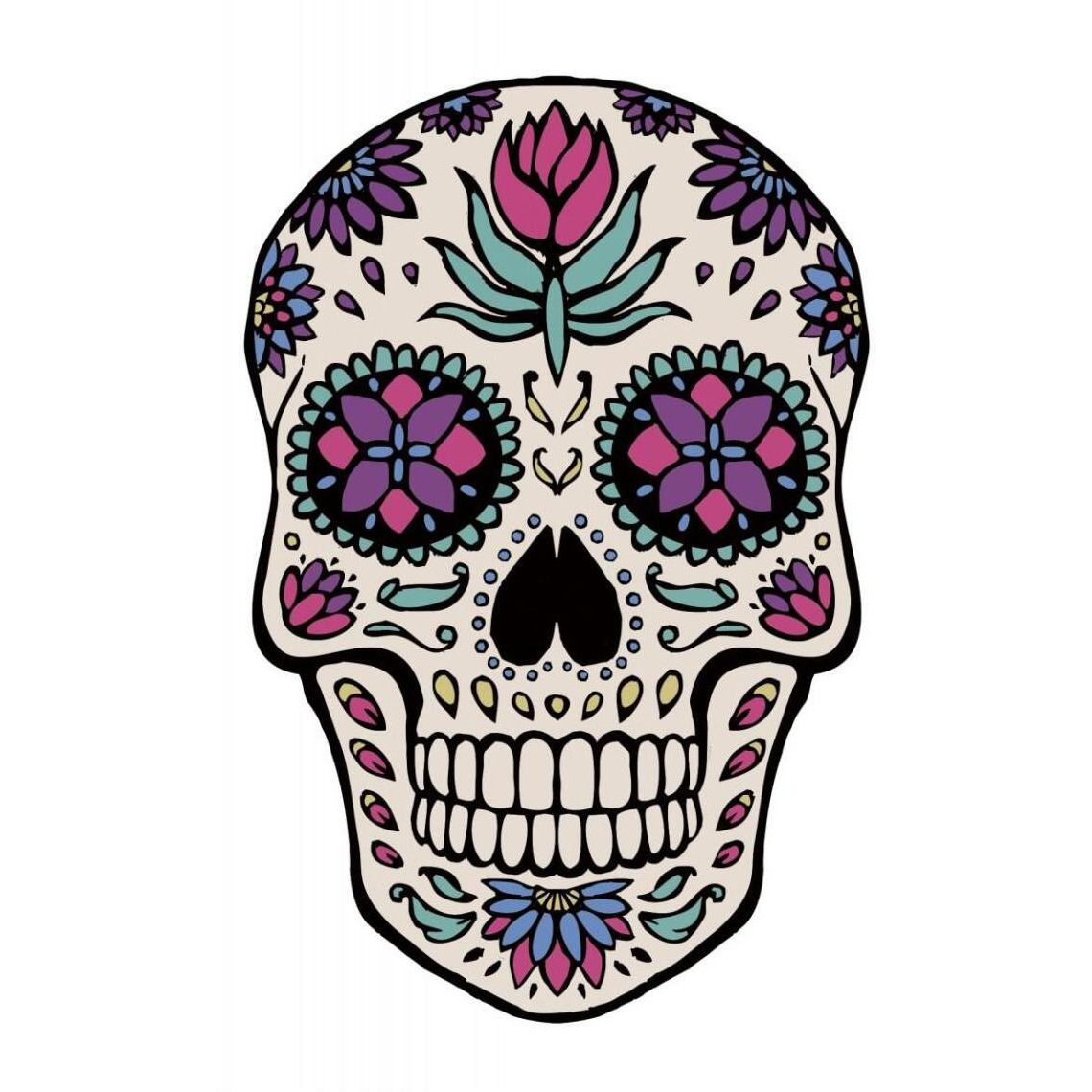 Sugar Skull IV -Paper Art-33.24&quotx46"