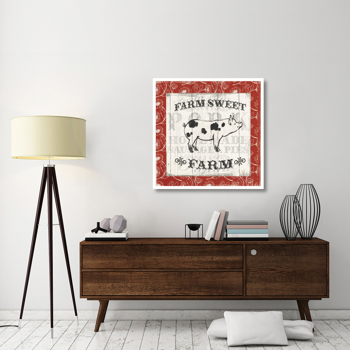 Farmers Market I -Paper Art-38&quotx38"