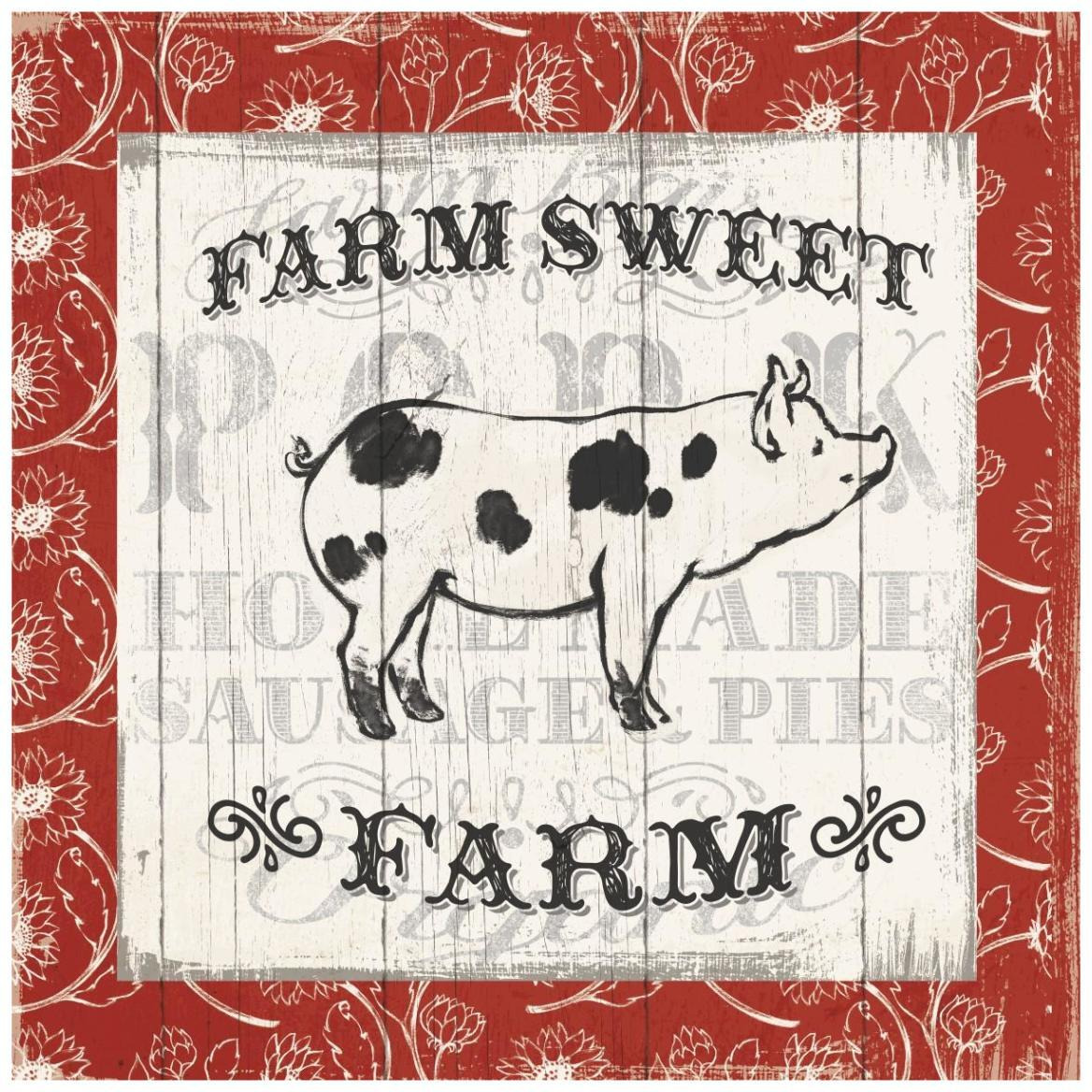 Farmers Market I -Paper Art-42&quotx42"