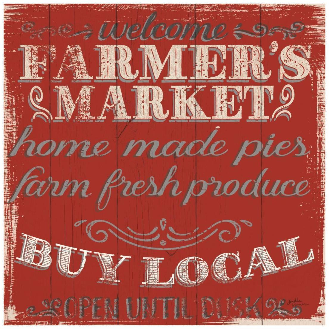 Farmers Market X -Paper Art-20&quotx20"