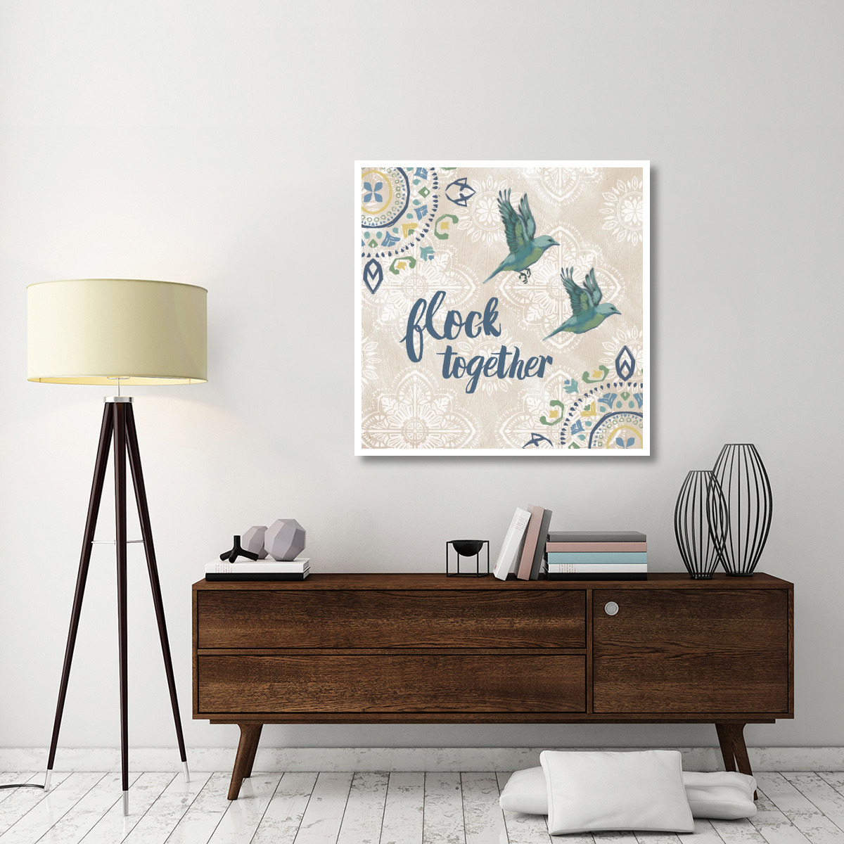 Fly Away VI -Paper Art-42&quotx42"
