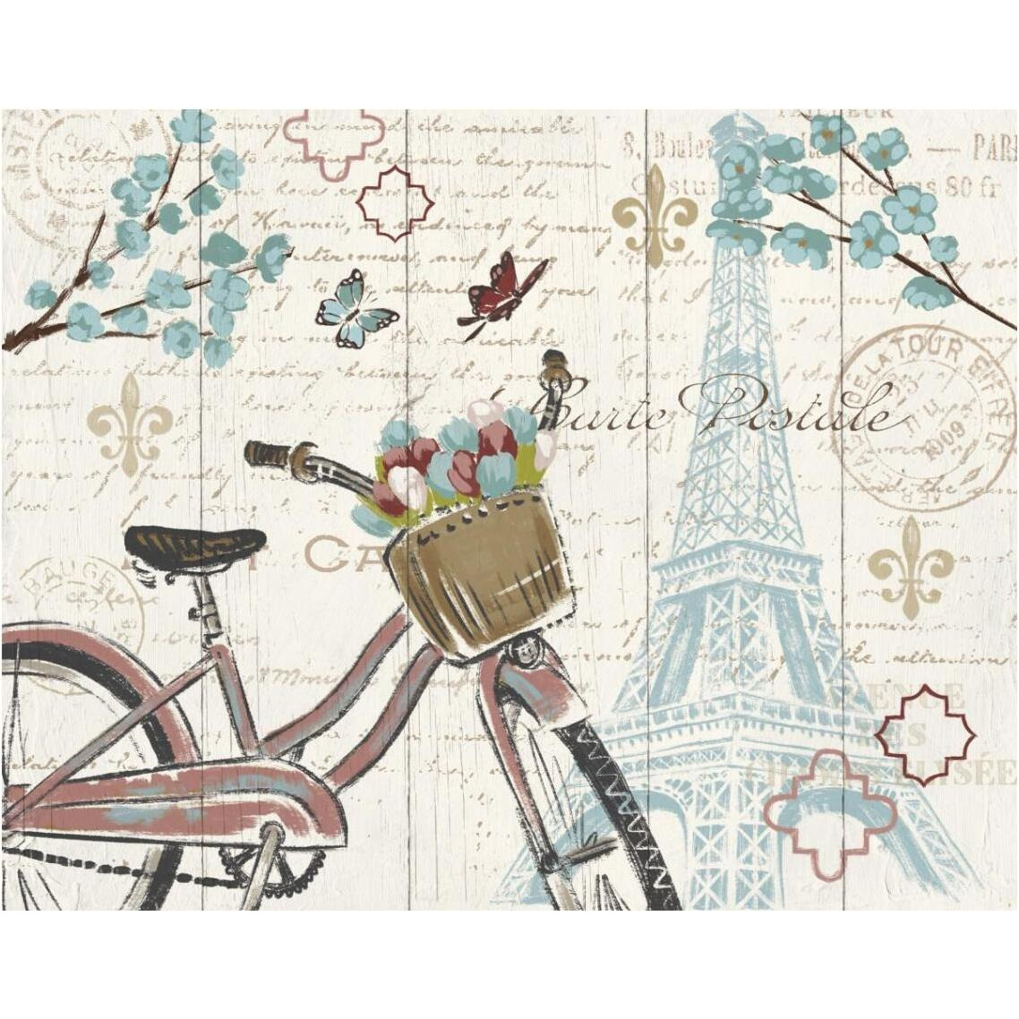 Paris Tour I -Paper Art-37&quotx30"