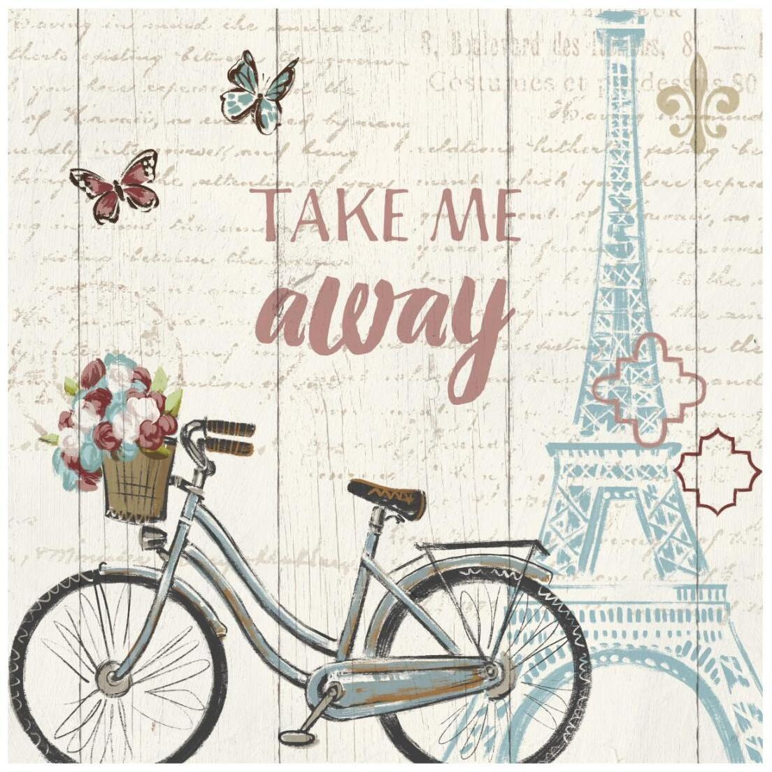 Paris Tour III -Paper Art-20&quotx20"