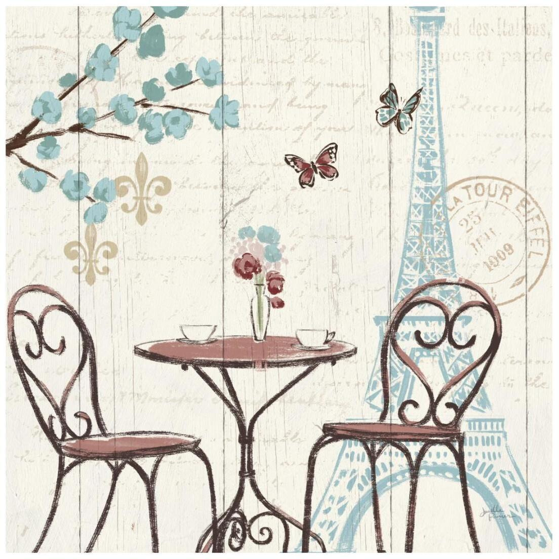 Paris Tour V -Paper Art-20&quotx20"