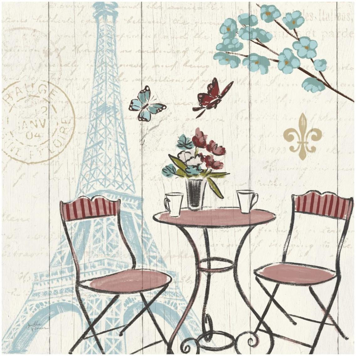 Paris Tour VI -Paper Art-32&quotx32"