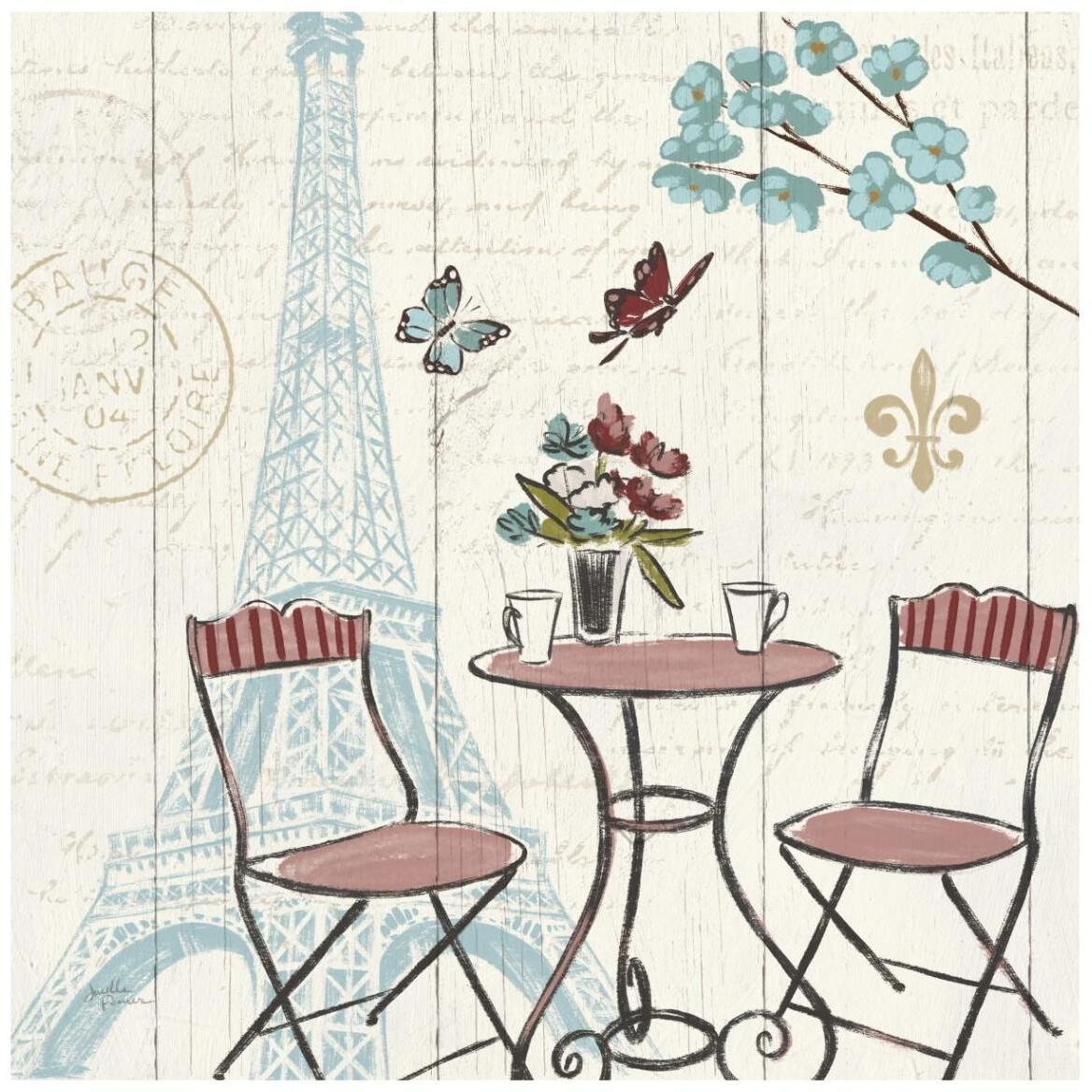 Paris Tour VI -Paper Art-42&quotx42"
