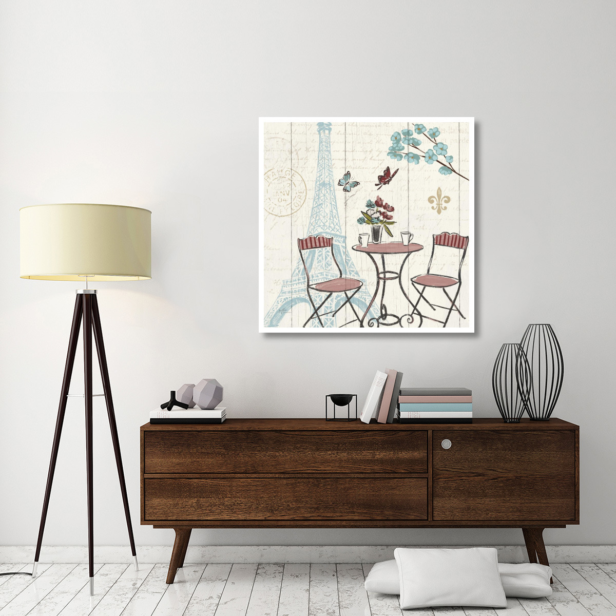 Paris Tour VI -Paper Art-42&quotx42"