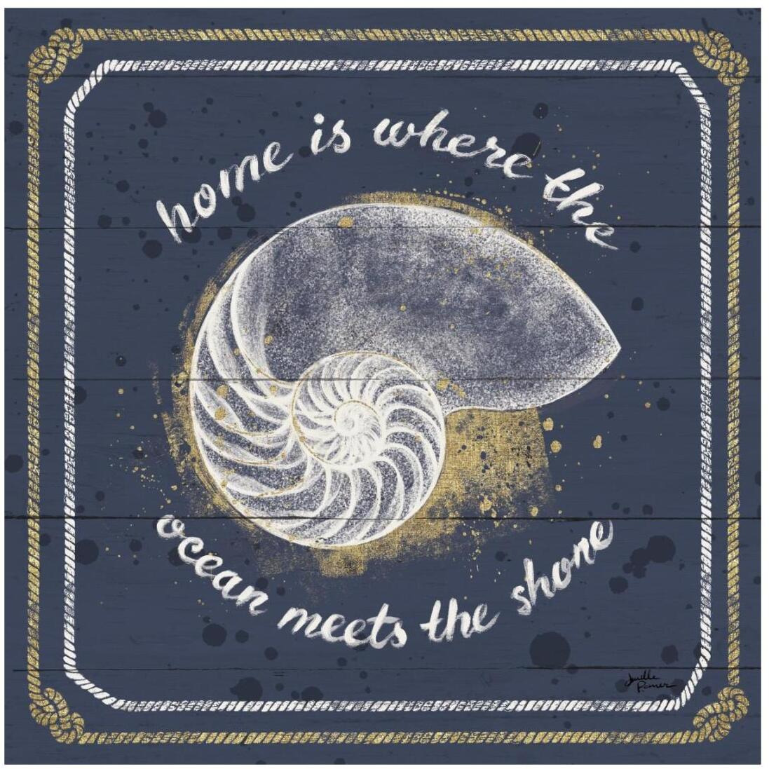 Calm Seas I -Paper Art-20&quotx20"