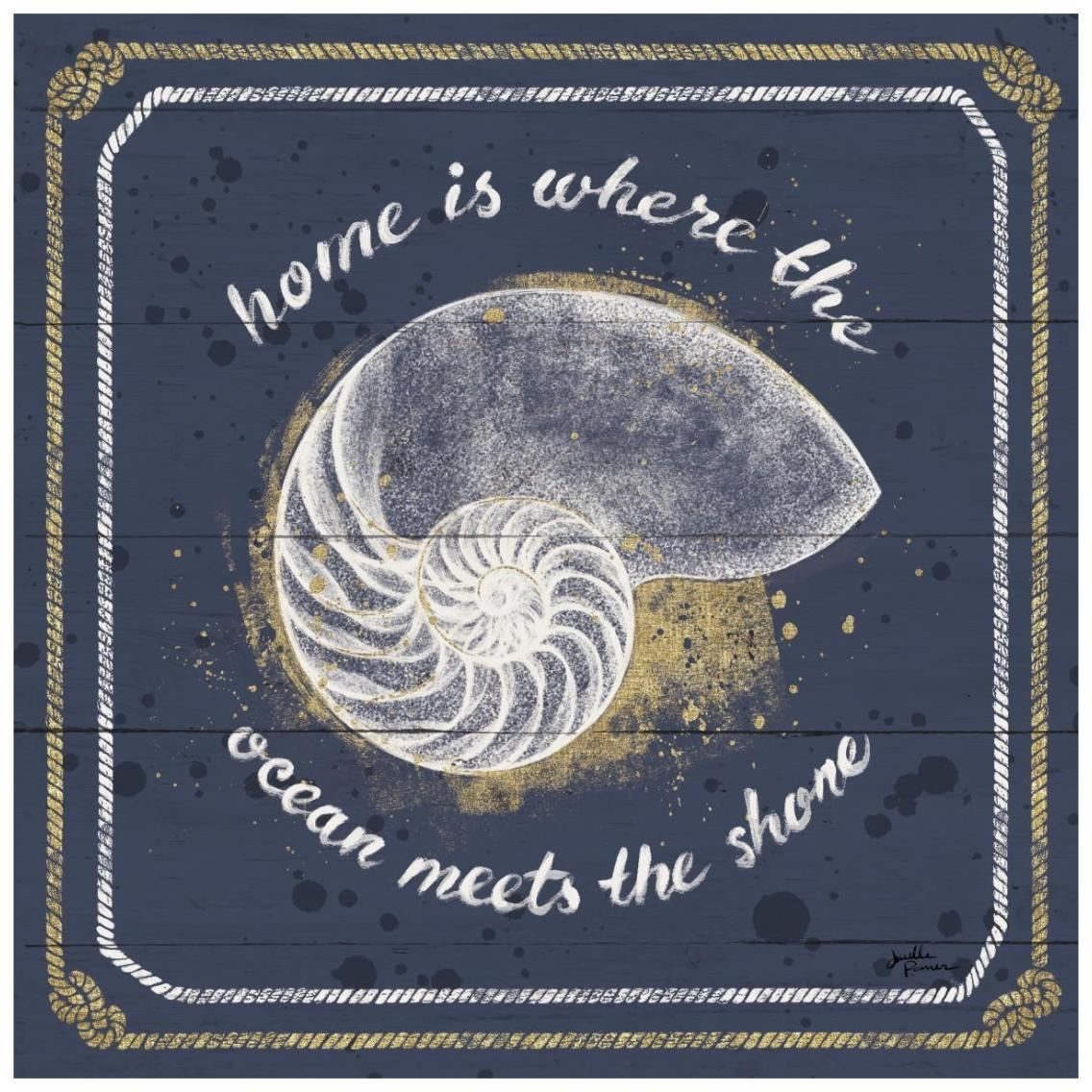 Calm Seas I -Paper Art-26&quotx26"