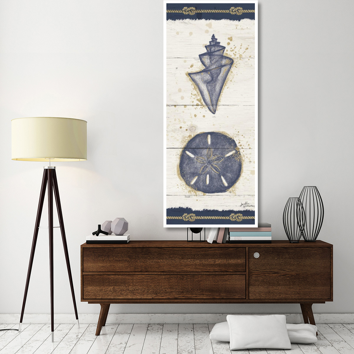 Calm Seas VI -Paper Art-32&quotx77"