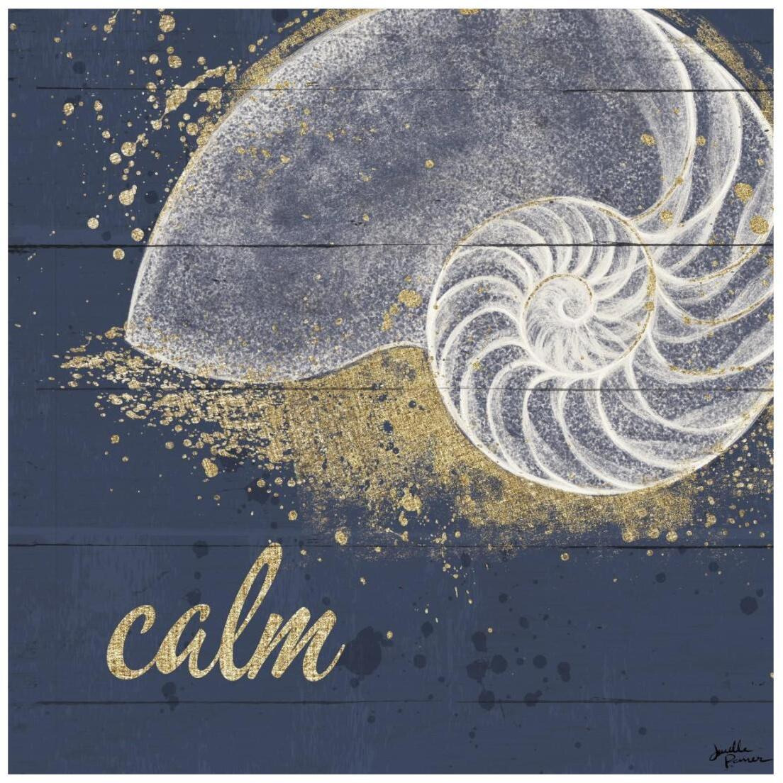 Calm Seas IX -Paper Art-20&quotx20"