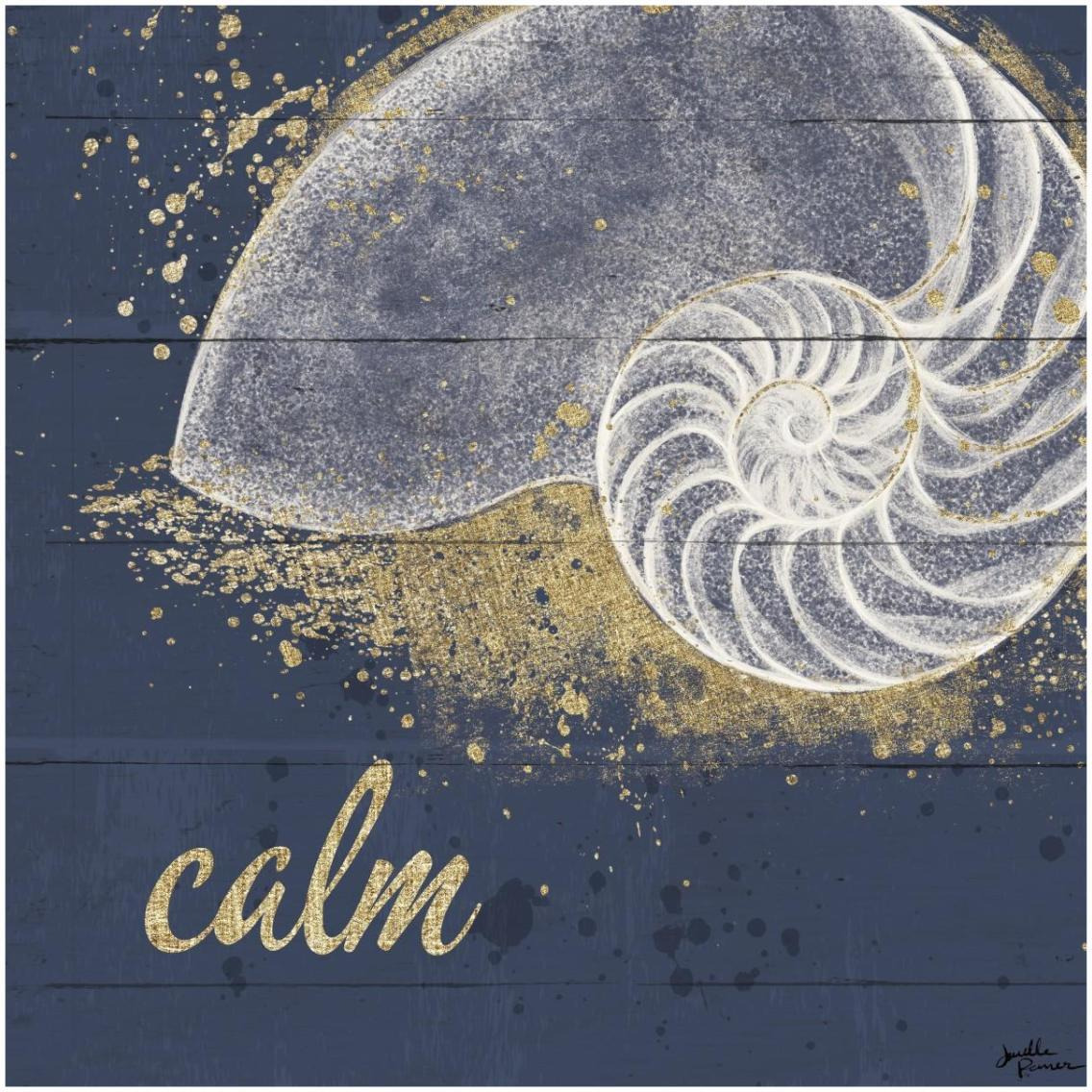 Calm Seas IX -Paper Art-32&quotx32"