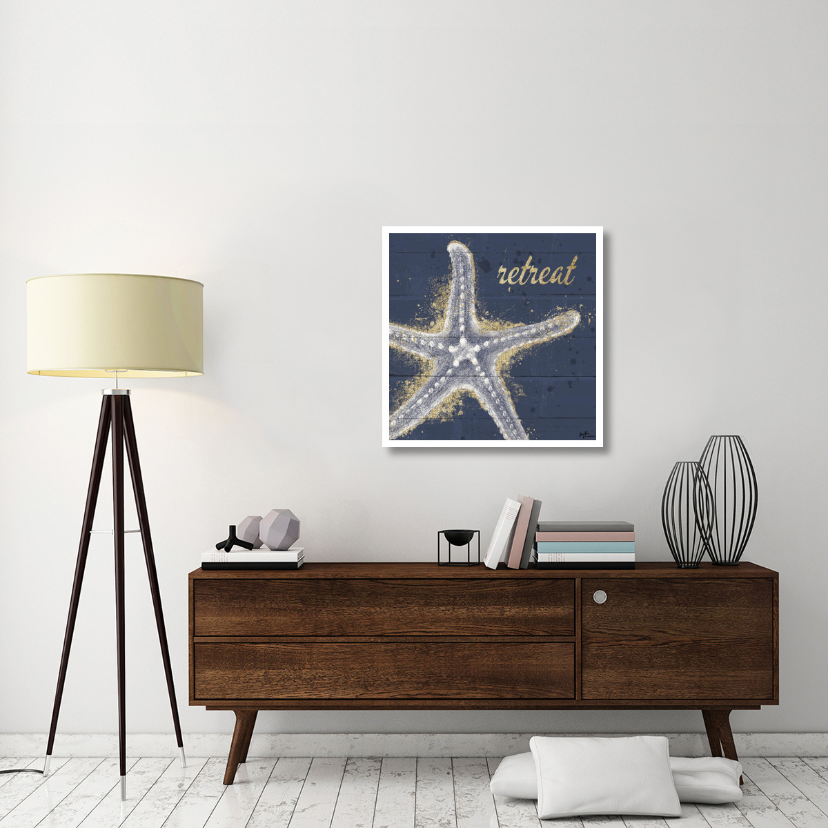 Calm Seas XI -Paper Art-32&quotx32"