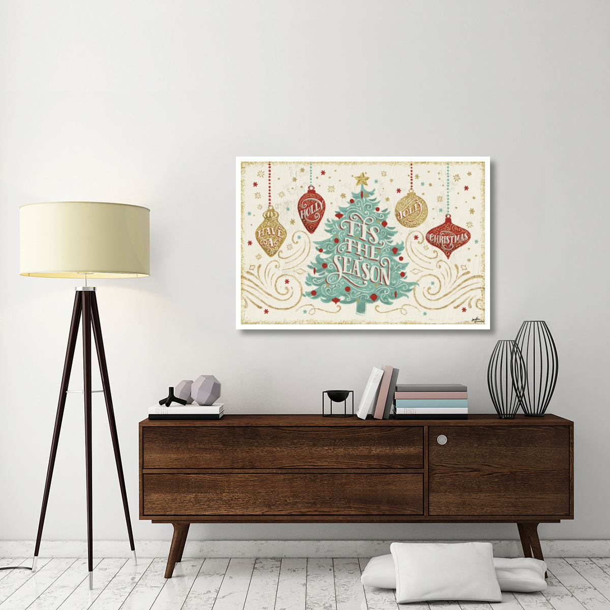 Trimming the Tree I -Paper Art-50&quotx34"