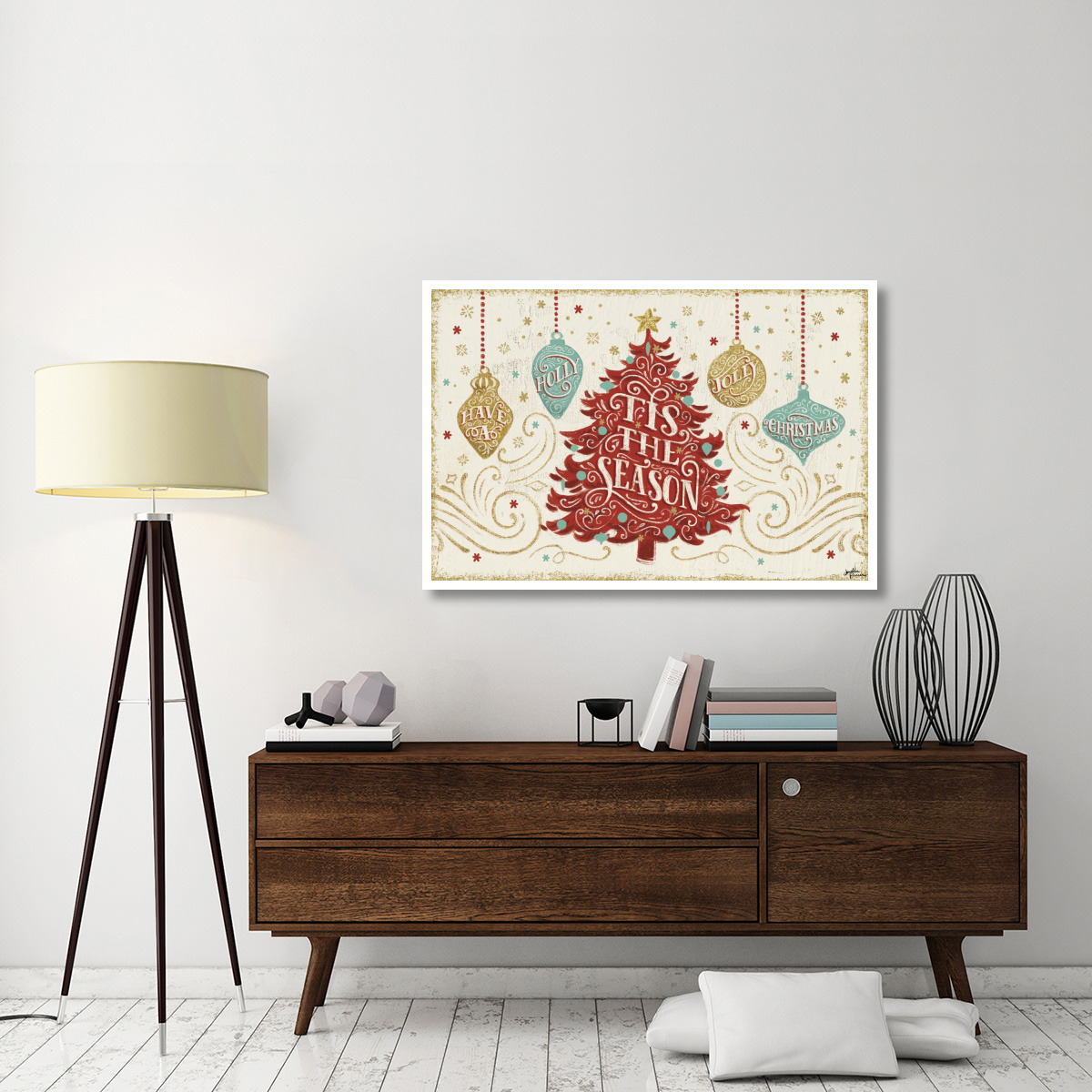 Trimming the Tree II -Paper Art-50&quotx34"