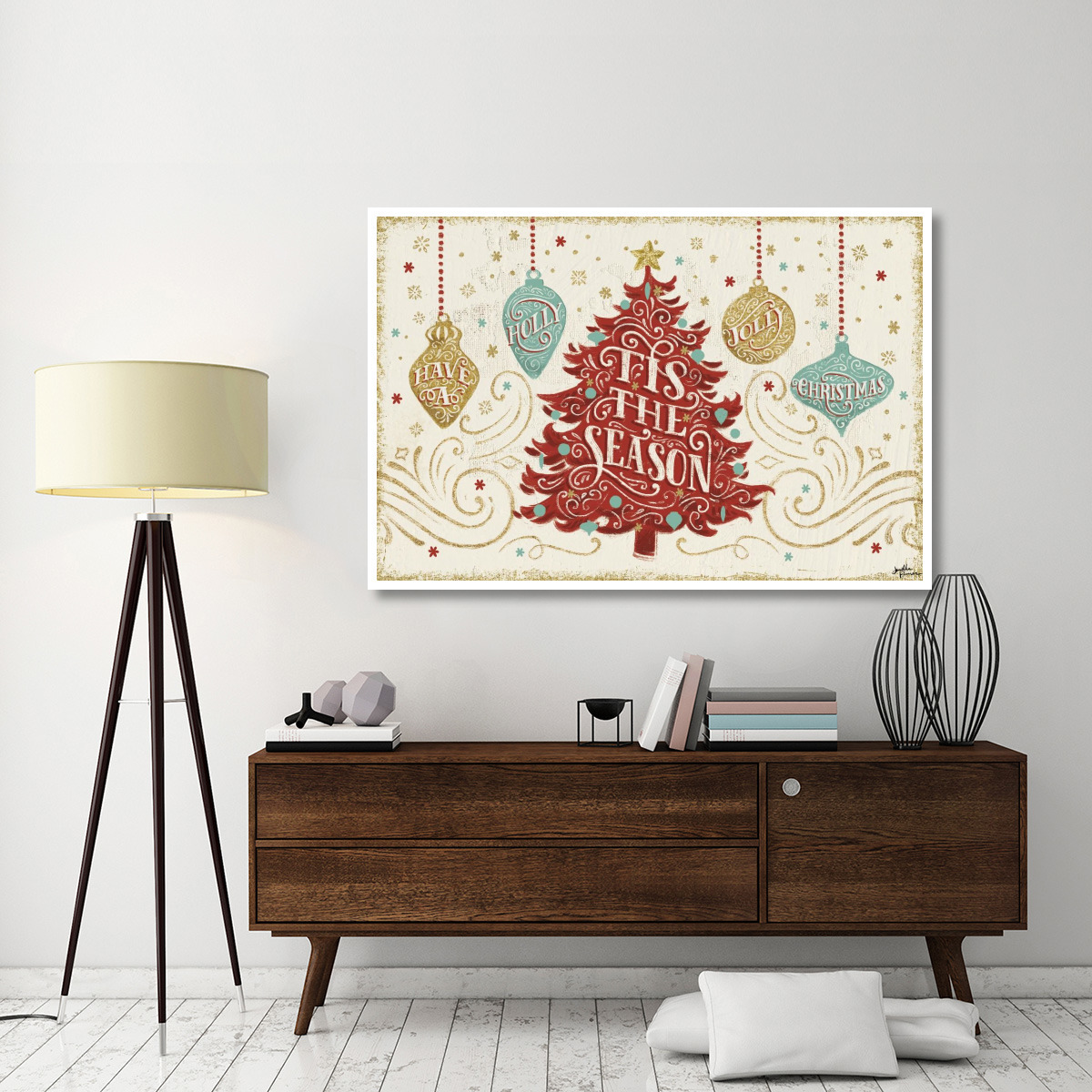 Trimming the Tree II -Paper Art-62&quotx42"