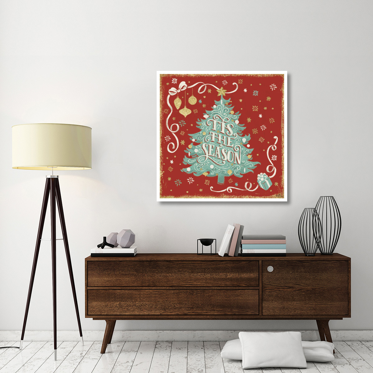 Trimming the Tree IV -Paper Art-42&quotx42"