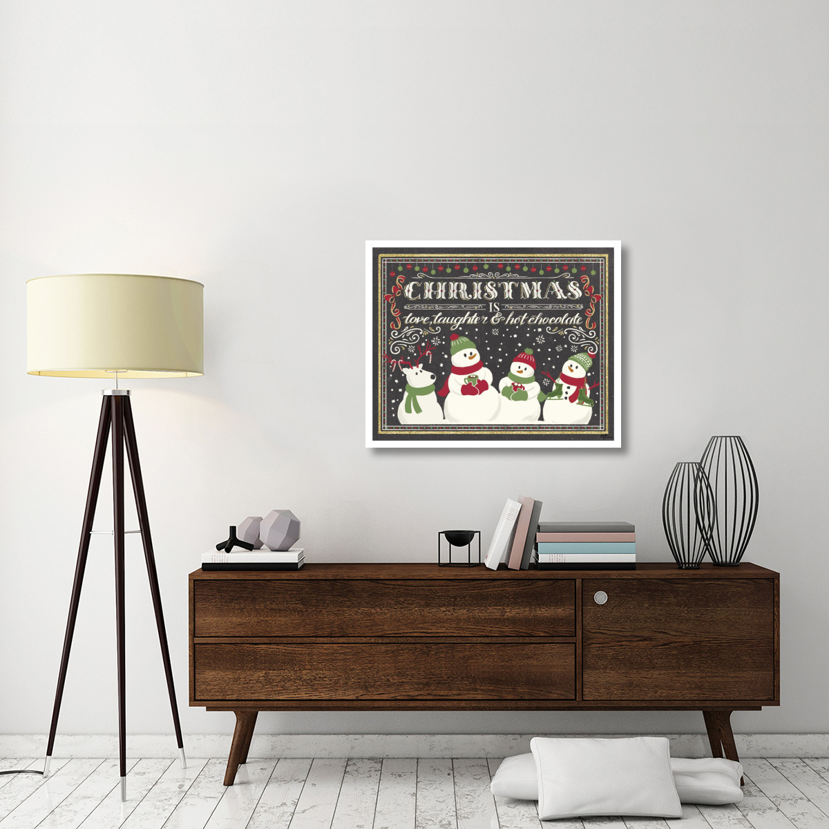 Winter Wonderland V -Paper Art-37&quotx30"