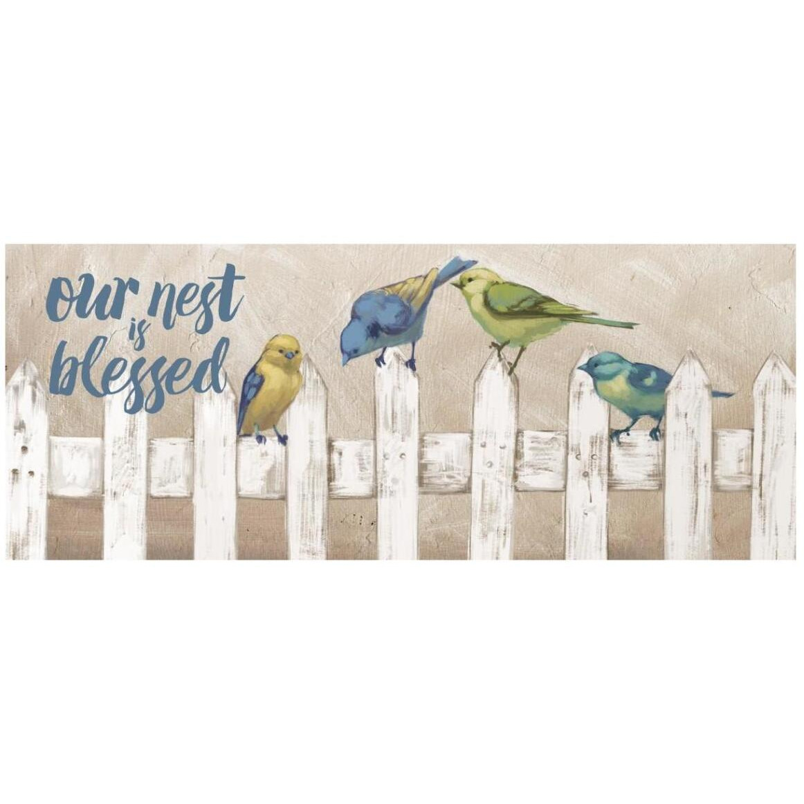 Fly Away IV Blessed -Paper Art-42&quotx18"