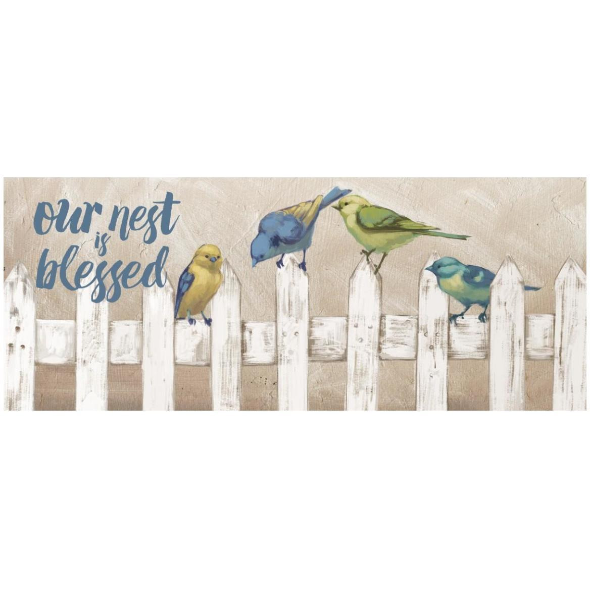 Fly Away IV Blessed -Paper Art-52&quotx22"