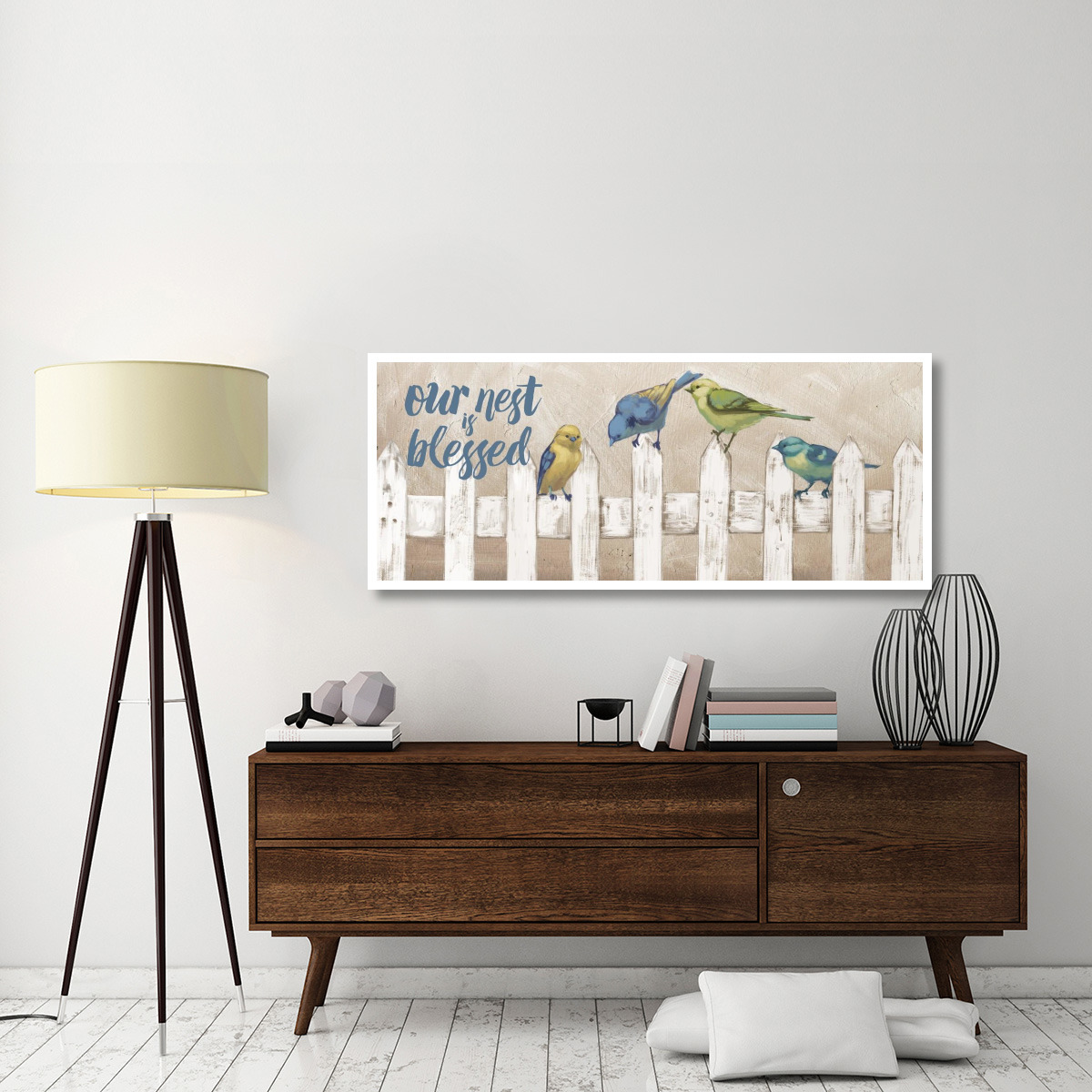 Fly Away IV Blessed -Paper Art-62&quotx26"