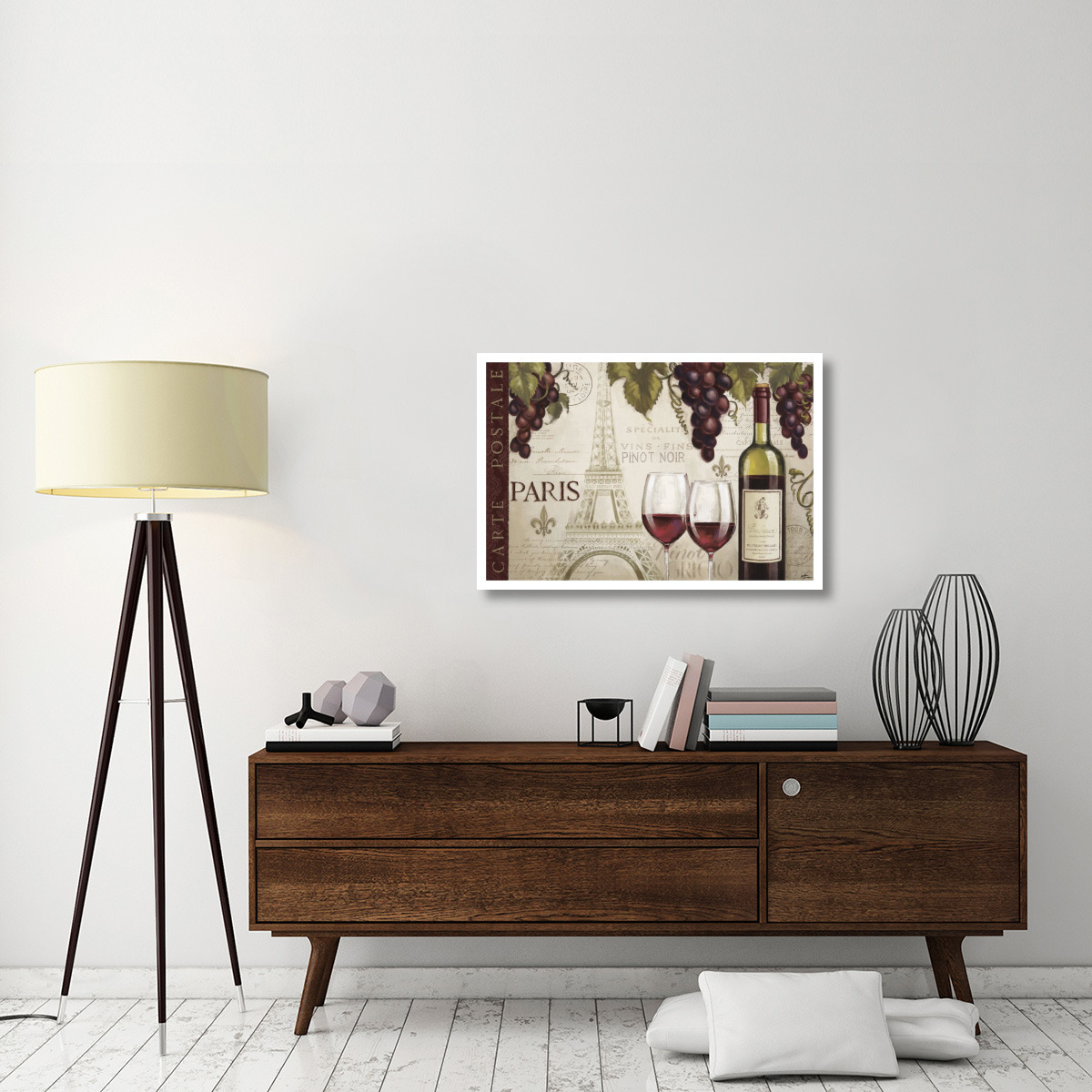 Wine in Paris I -Paper Art-38&quotx26"