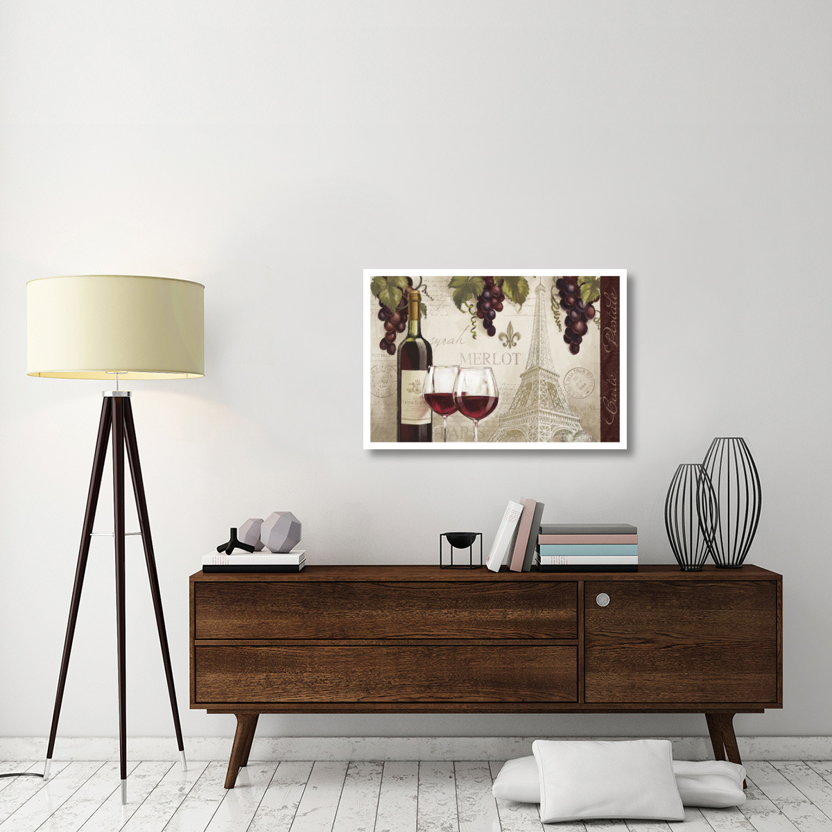Wine in Paris II -Paper Art-38&quotx26"