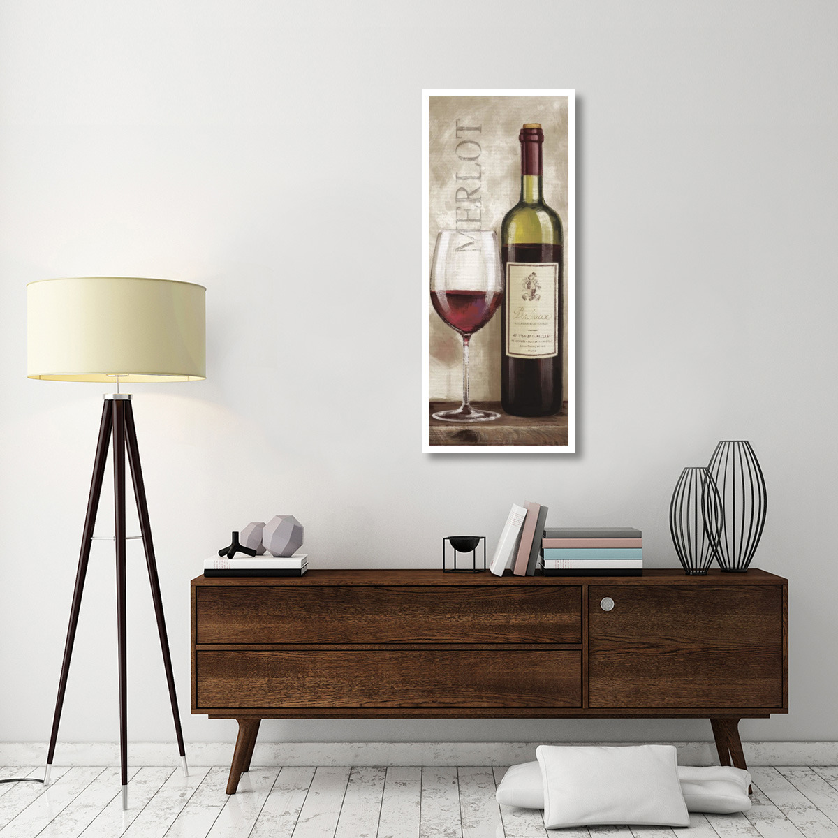 Wine in Paris V -Paper Art-22&quotx52"