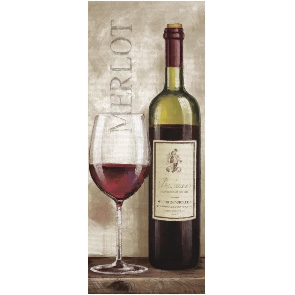 Wine in Paris V -Paper Art-26&quotx62"
