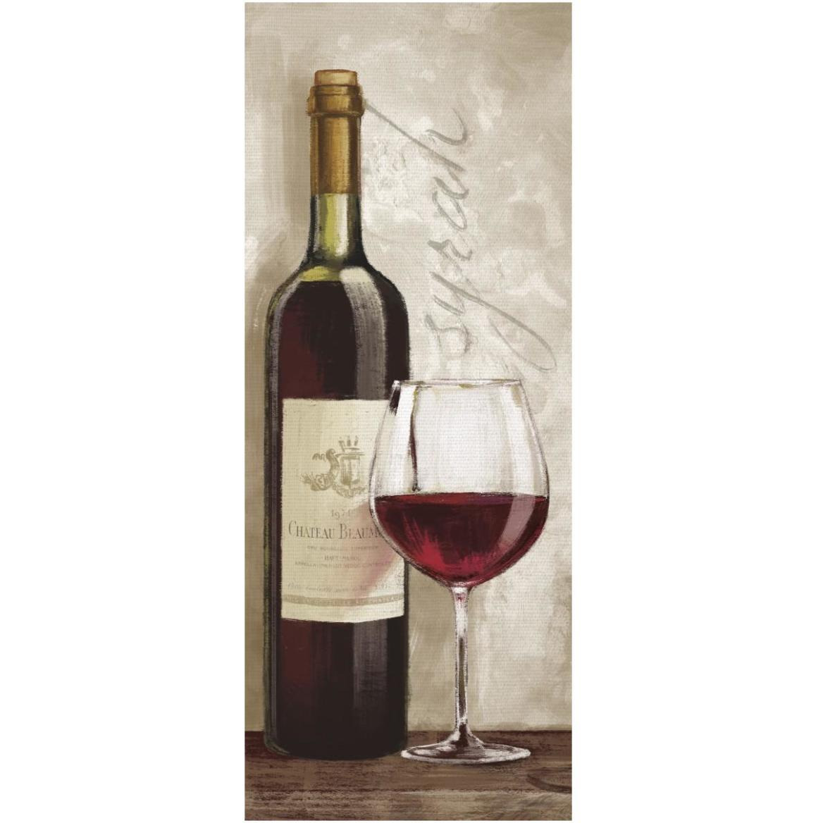 Wine in Paris VI -Paper Art-26&quotx62"