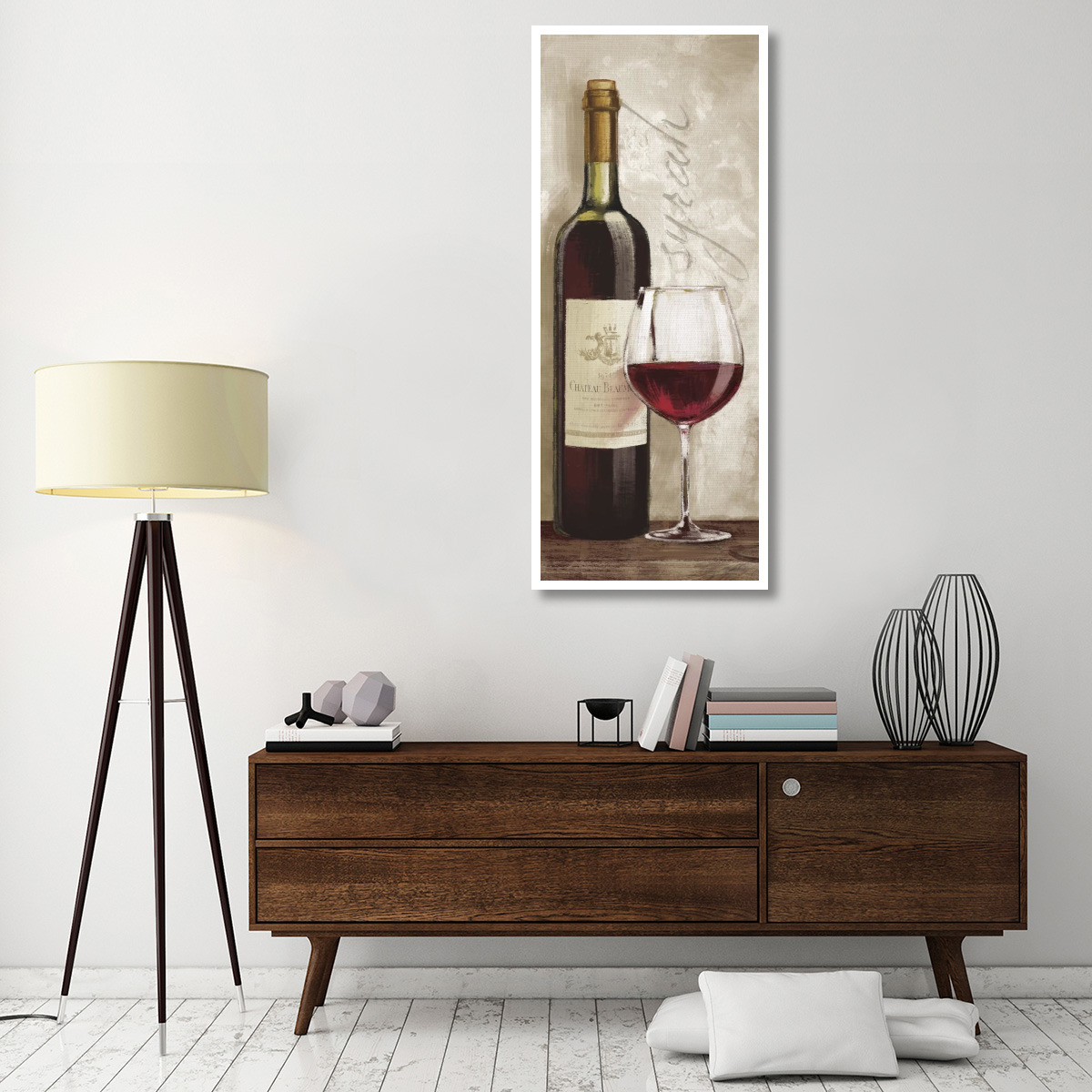 Wine in Paris VI -Paper Art-26&quotx62"