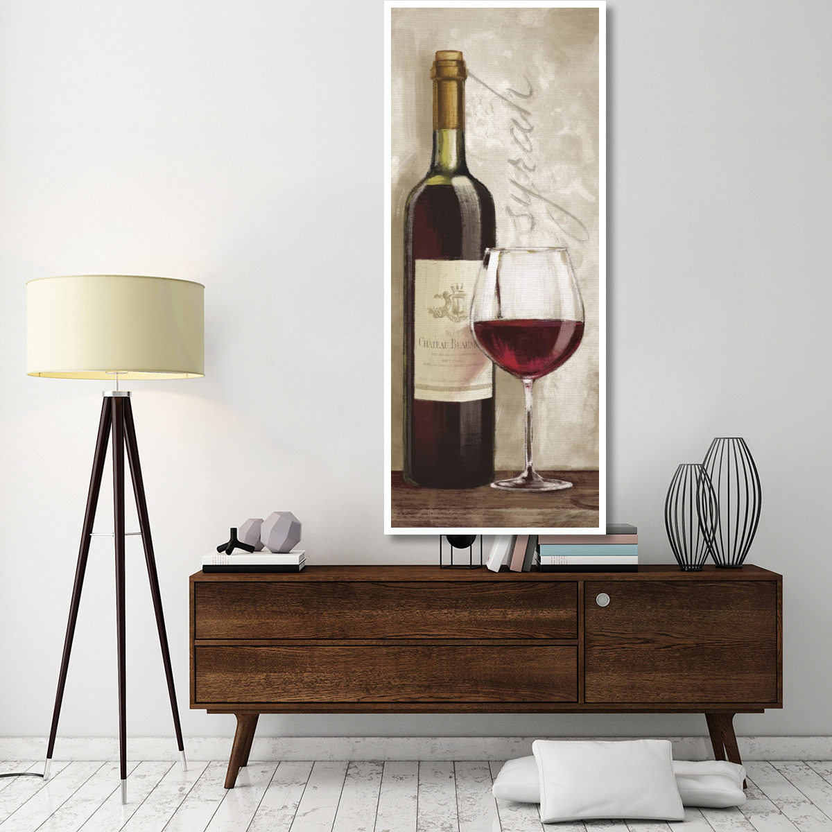 Wine in Paris VI -Paper Art-32&quotx77"