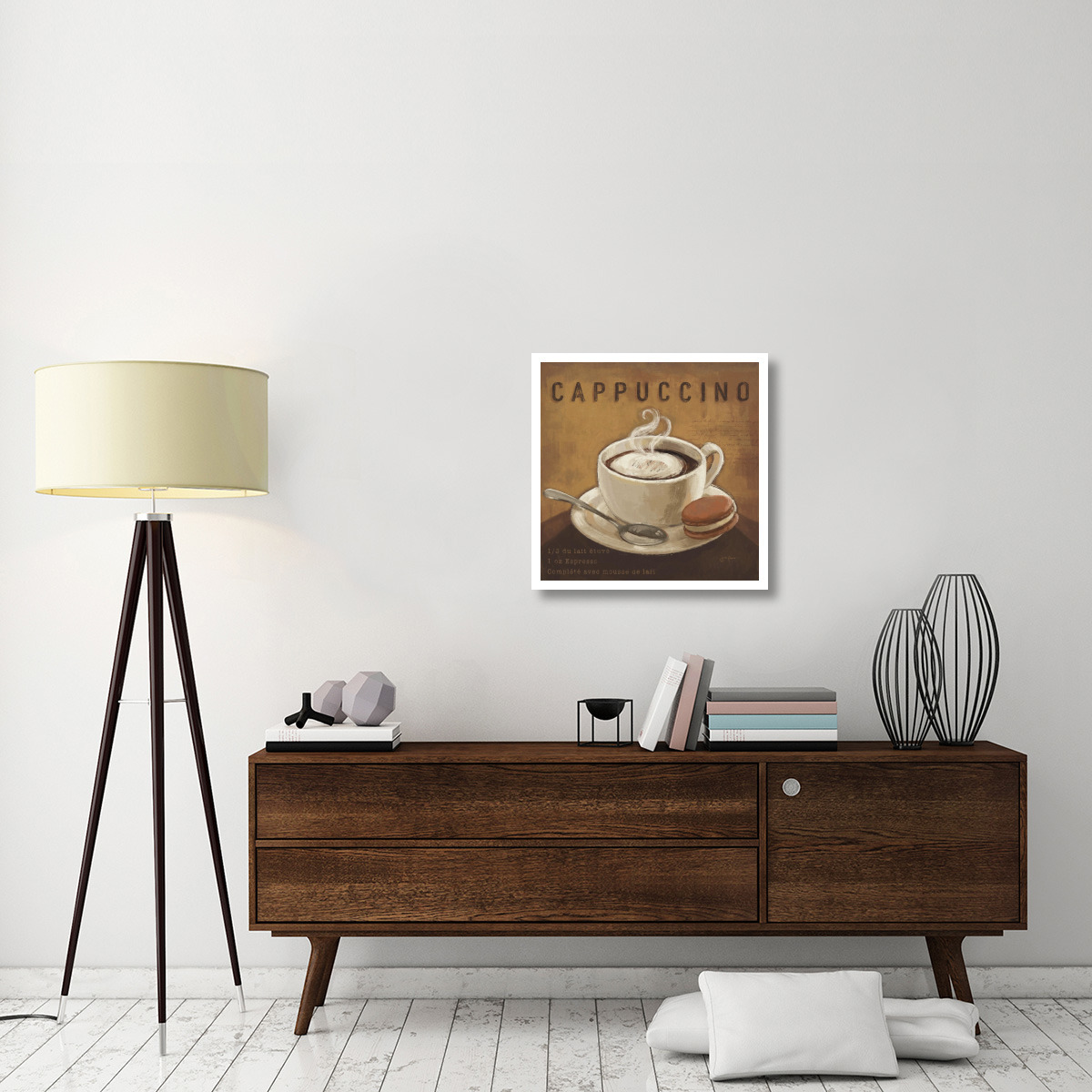 Coffee and Co I -Paper Art-26&quotx26"