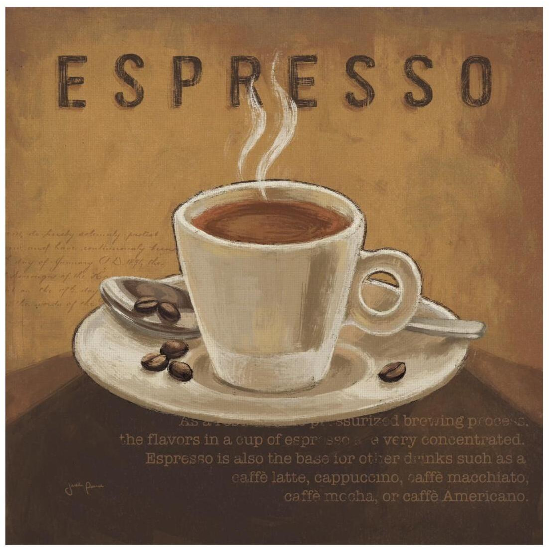 Coffee and Co III -Paper Art-20&quotx20"