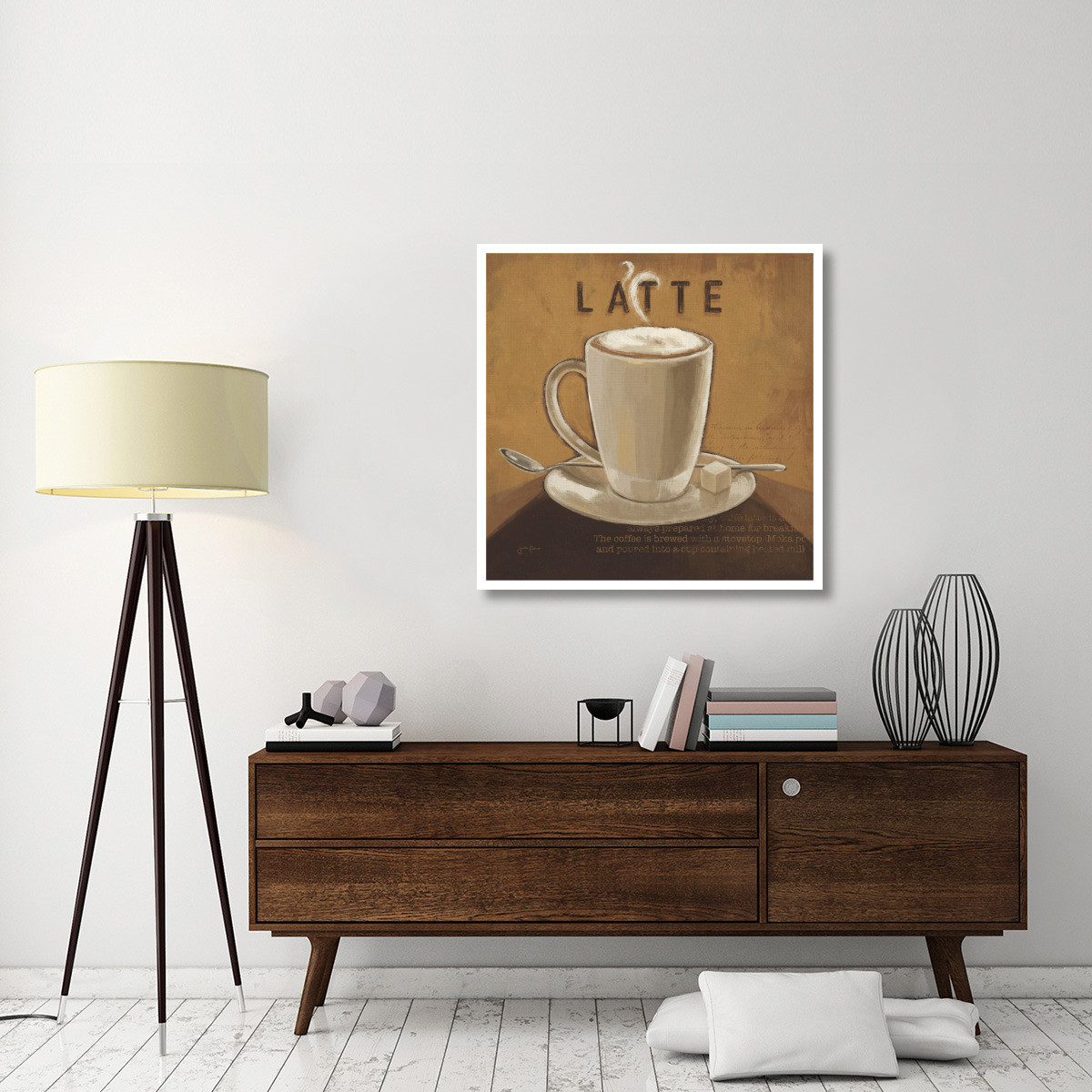 Coffee and Co IV -Paper Art-38&quotx38"